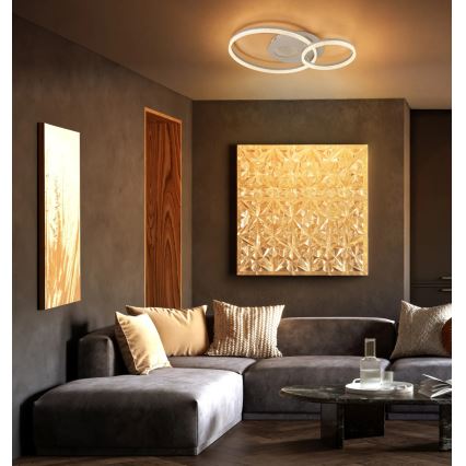 Globo - LED loftlampe LED/30W/230V 3000K 70x50 cm beige
