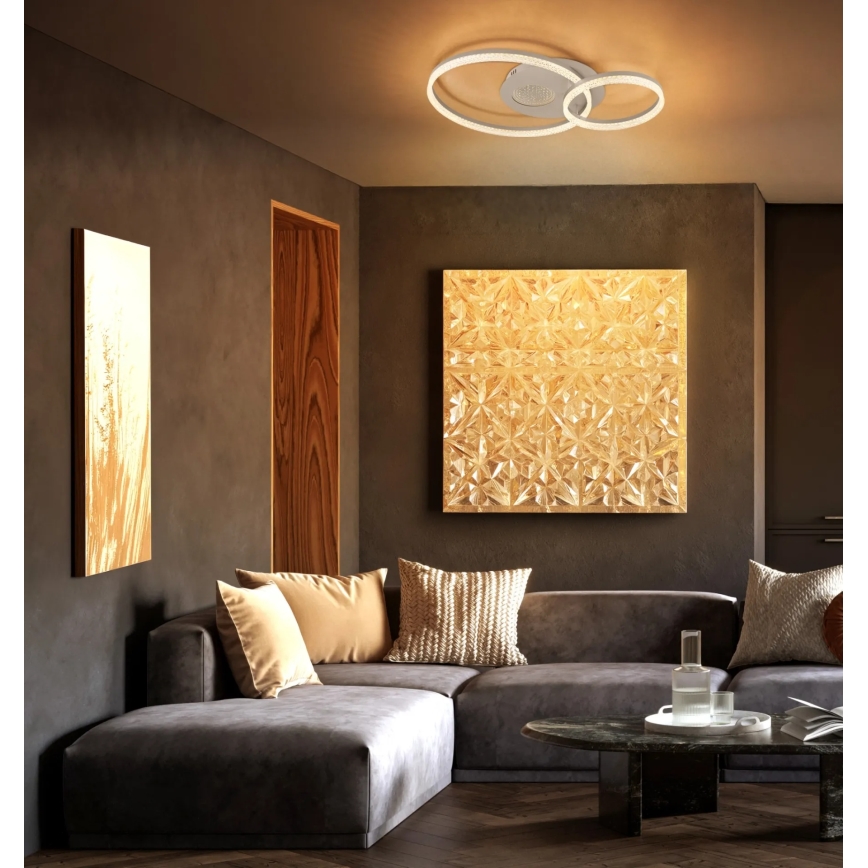 Globo - LED loftlampe LED/30W/230V 3000K 70x50 cm beige