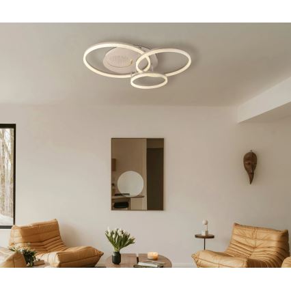 Globo - LED loftlampe LED/40W/230V 3000K 78x60 cm beige