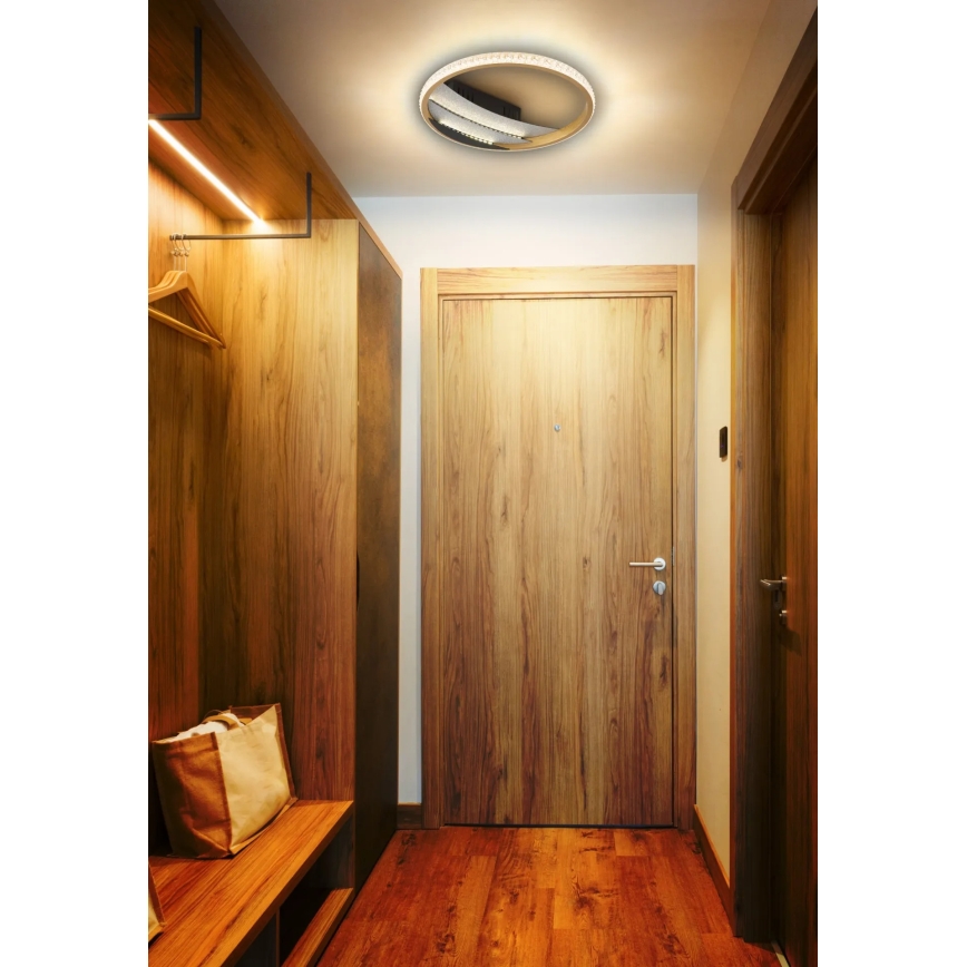 Globo - LED-loftlampe, 12 W, 230 V, 3000/4000/6000 K, Ø 29,5 cm, guld