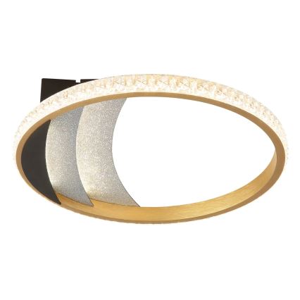 Globo - LED-loftlampe, 12 W, 230 V, 3000/4000/6000 K, Ø 29,5 cm, guld