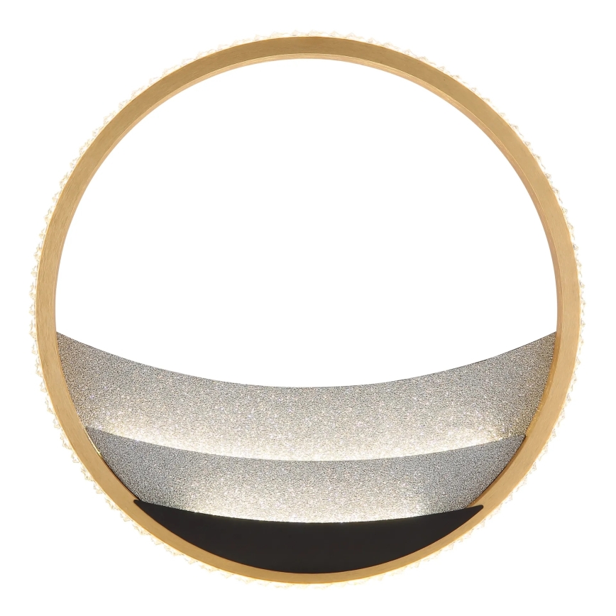 Globo - LED-loftlampe, 12 W, 230 V, 3000/4000/6000 K, Ø 29,5 cm, guld