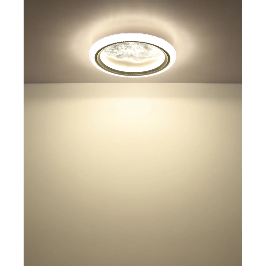 Globo - LED-loftlampe LED/28W/230V 3000/4200/6000 K Ø 39,5 cm sølv
