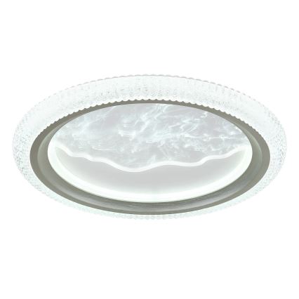 Globo - LED-loftlampe LED/28W/230V 3000/4200/6000 K Ø 39,5 cm sølv