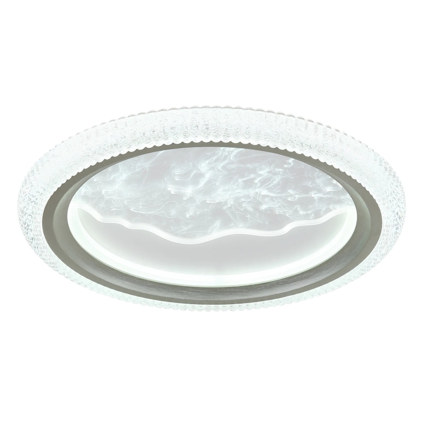 Globo - LED-loftlampe LED/28W/230V 3000/4200/6000 K Ø 39,5 cm sølv
