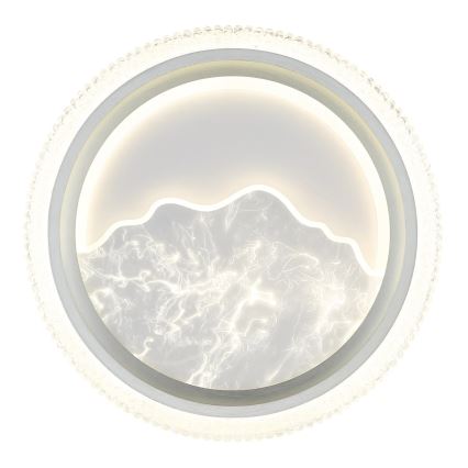 Globo - LED-loftlampe LED/28W/230V 3000/4200/6000 K Ø 39,5 cm sølv