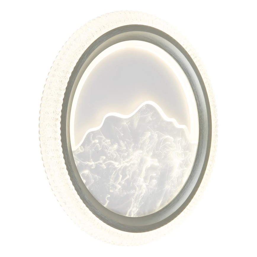 Globo - LED-loftlampe LED/28W/230V 3000/4200/6000 K Ø 39,5 cm sølv