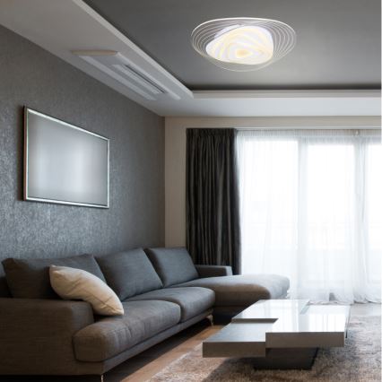 Globo - LED loftlampe dæmpbar LED/40W/230V 3000-6500K 50,2x48,8 cm Wi-Fi Tuya + fjernbetjening