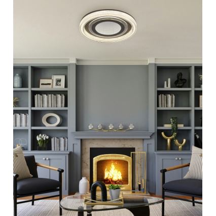 Globo - LED loftlampe dæmpbar LED/48W/230V 2700-6000K diameter 48 cm antracit + fjernbetjening