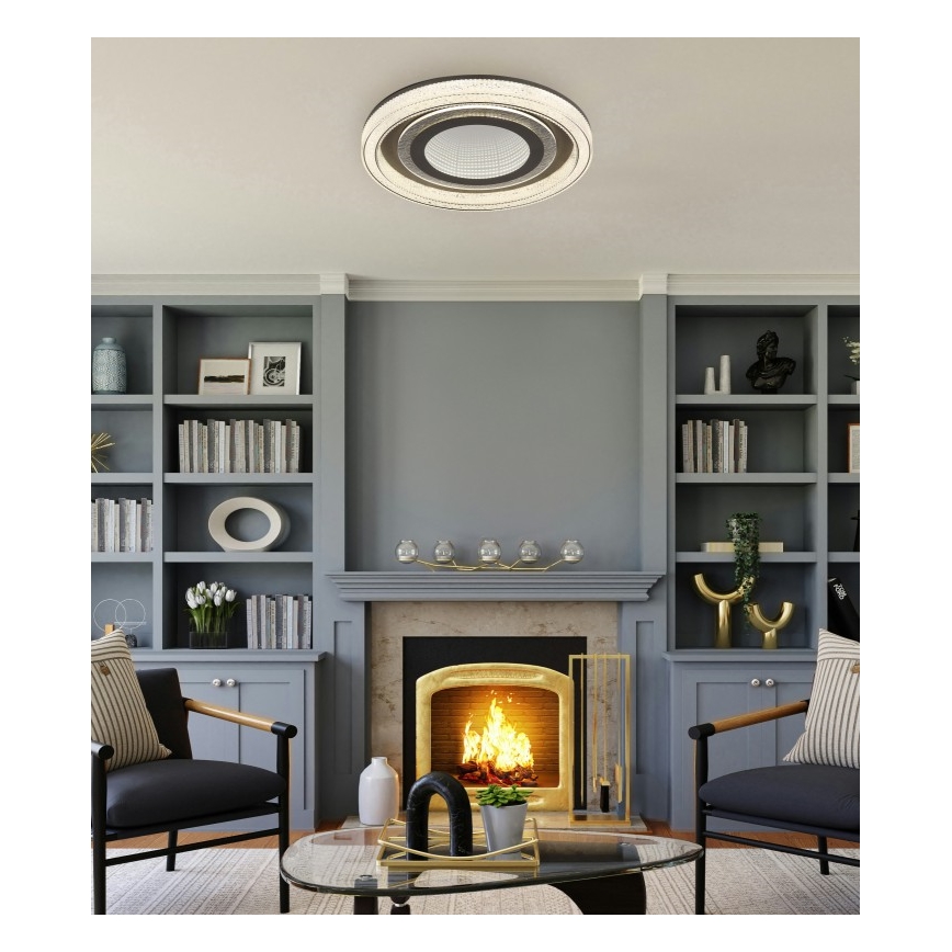 Globo - LED loftlampe dæmpbar LED/48W/230V 2700-6000K diameter 48 cm antracit + fjernbetjening