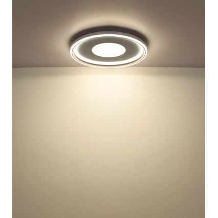 Globo - Dæmpbar LED-loftlampe LED/60W/230V 2700-6000K Ø 59 cm hvid/creme + fjernbetjening