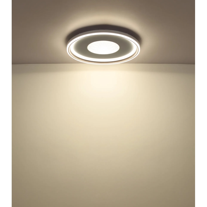 Globo - Dæmpbar LED-loftlampe LED/60W/230V 2700-6000K Ø 59 cm hvid/creme + fjernbetjening