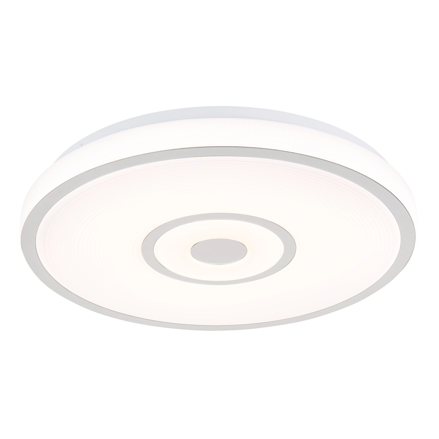 Globo - LED-loftlampe 24W/230V 3000/4000/6000K Ø 38 cm mat krom
