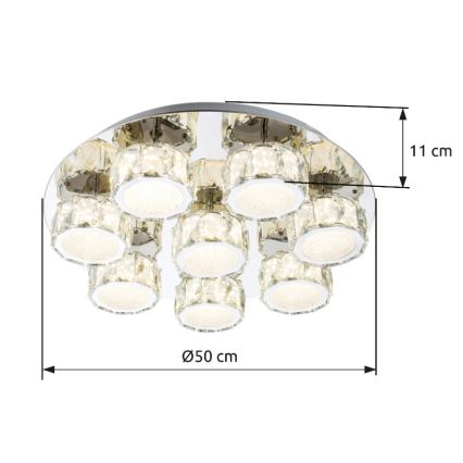 Globo - LED loftlampe dæmpbar LED/64W/230V 4000K diameter 50 cm