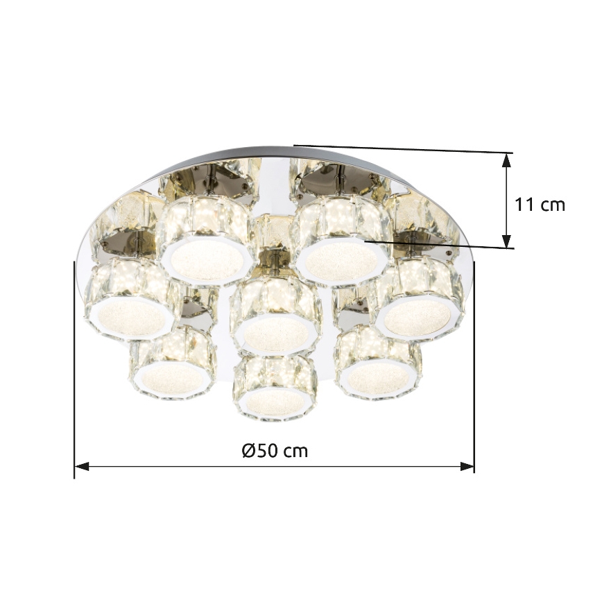 Globo - LED loftlampe dæmpbar LED/64W/230V 4000K diameter 50 cm