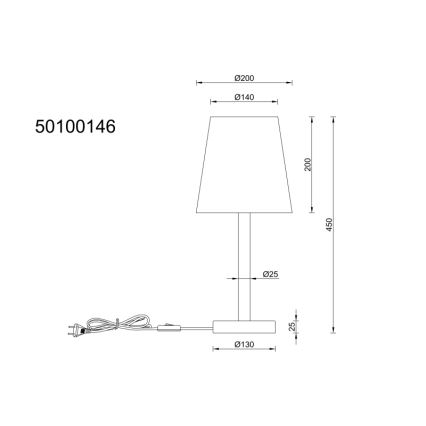 Globo - Bordlampe 1xE14/25W/230V