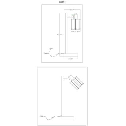 Globo - Bordlampe 1xE14/40W/230V
