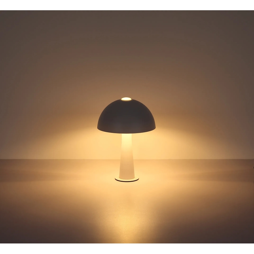 Globo - Bordlampe 1xE14/25W/230V hvid