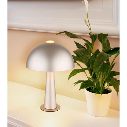 Globo - Bordlampe 1xE14/25W/230V cremefarvet