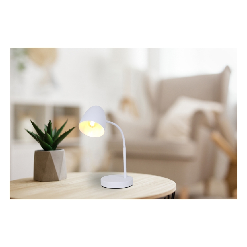 Globo - Bordlampe 1xE14/25W/230V hvid