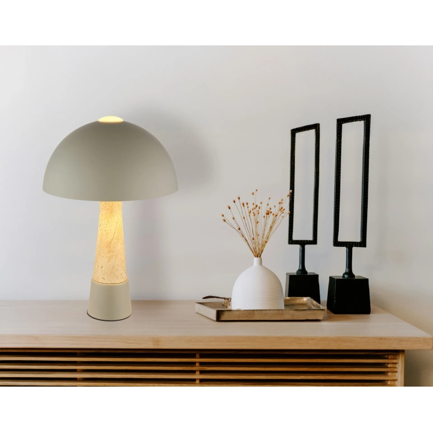 Globo - Bordlampe 1xE27ILLU/40W/230V grå