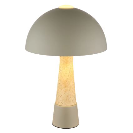 Globo - Bordlampe 1xE27ILLU/40W/230V grå