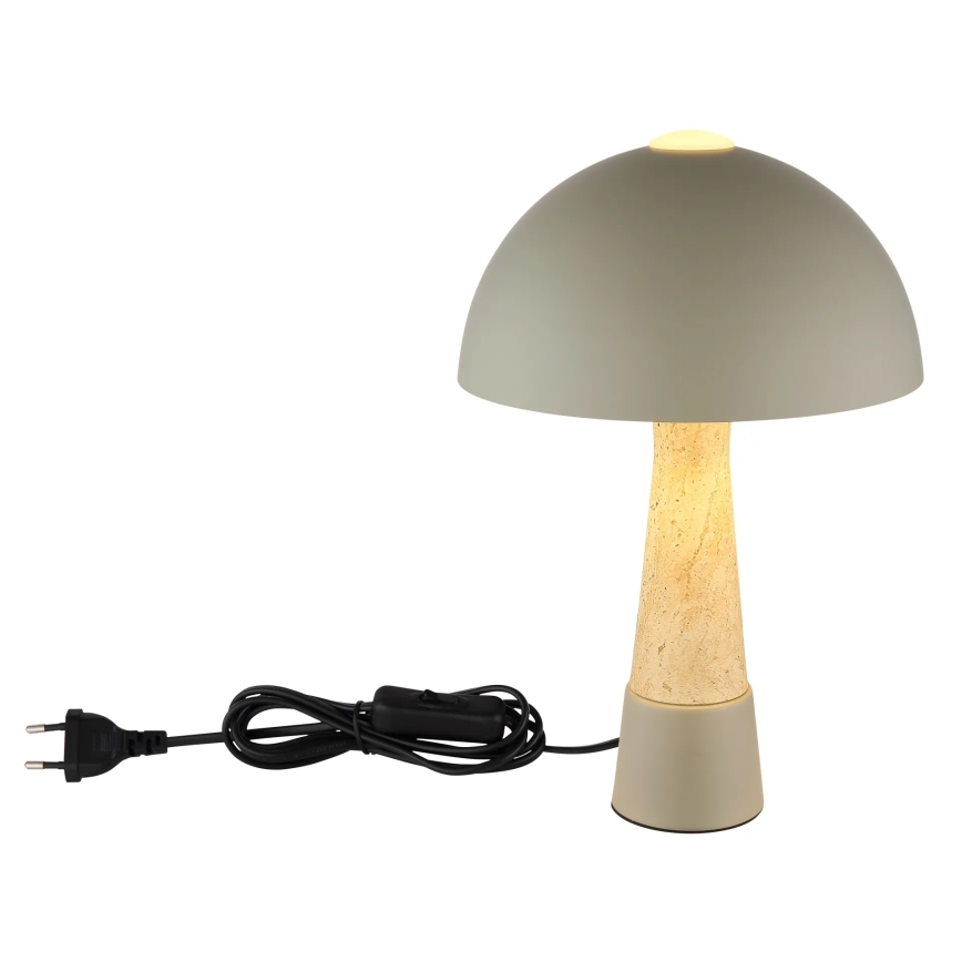 Globo - Bordlampe 1xE27ILLU/40W/230V grå