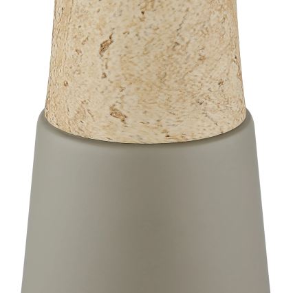 Globo - Bordlampe 1xE27ILLU/40W/230V grå