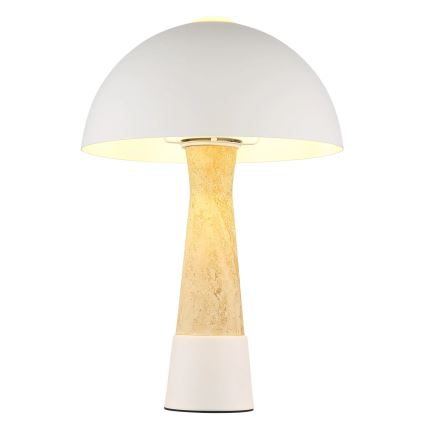 Globo - Bordlampe 1xE27ILLU/40W/230V cremefarvet