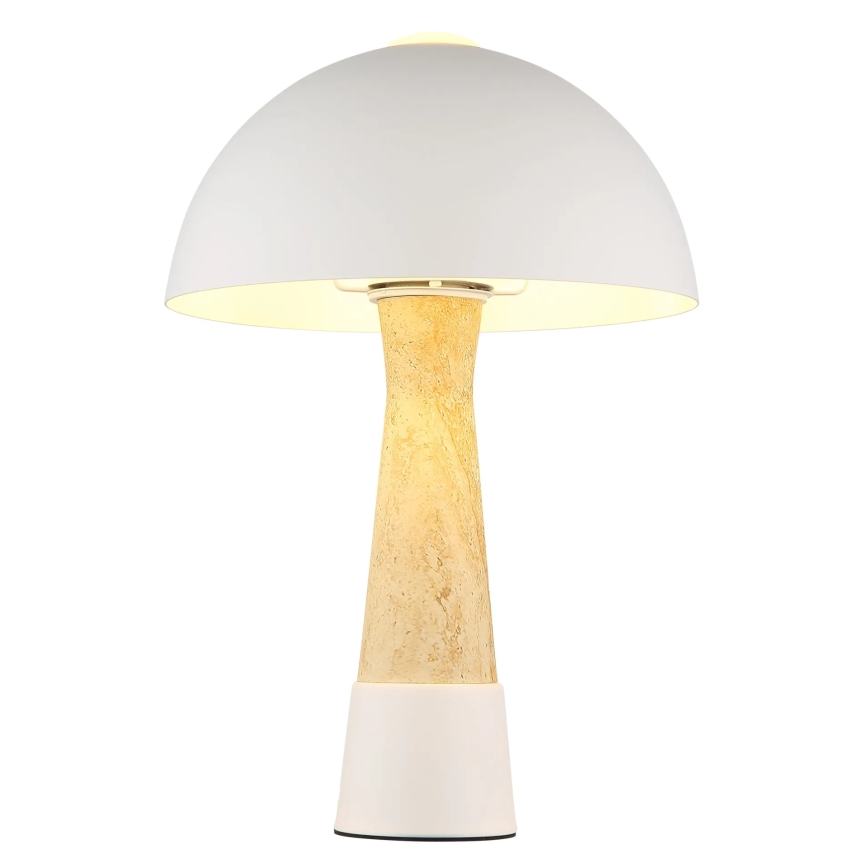 Globo - Bordlampe 1xE27ILLU/40W/230V cremefarvet