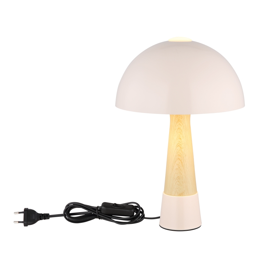 Globo - Bordlampe 1xE27ILLU/40W/230V beige