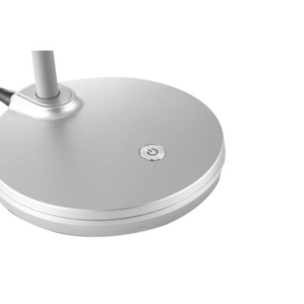 Globo - LED Dæmpbar fleksibel touch-funktion bordlampe LED/4,6W/230V sølvfarvet