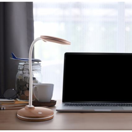 Globo - LED bordlampe m. touch-funktion dæmpbar LED/4W/230V brun