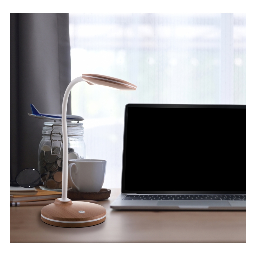 Globo - LED bordlampe m. touch-funktion dæmpbar LED/4W/230V brun