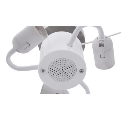 Globo 54004DL - Loftlampe med højttaler THERESA 3xE27/40W/230V