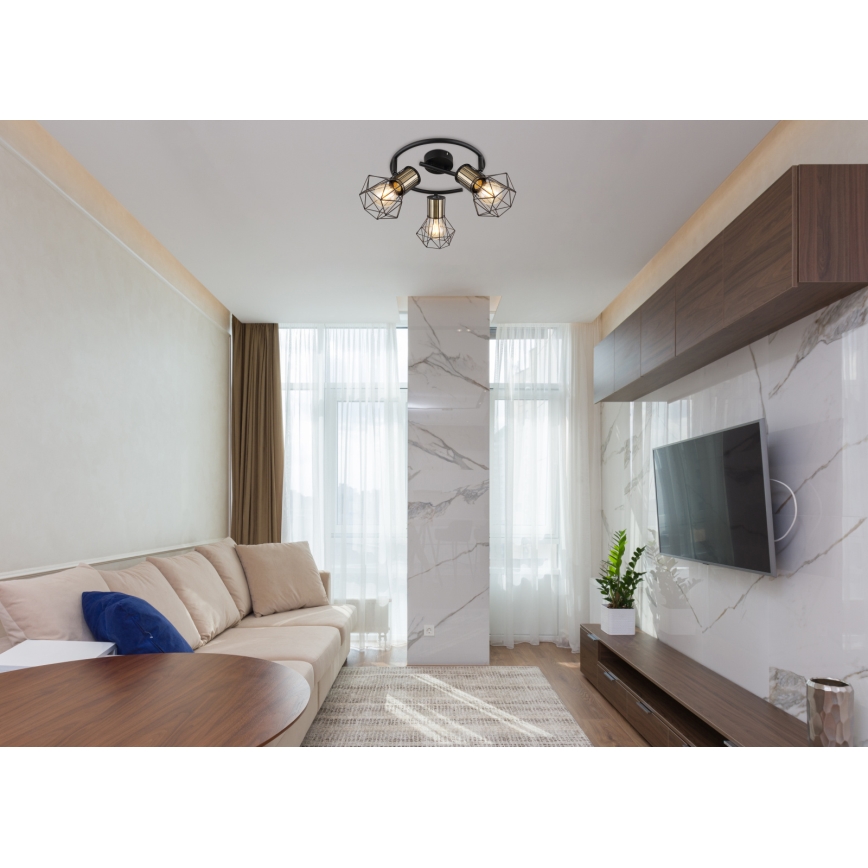 Globo - Spotlampe PRISKA 3xE27/40W/230V