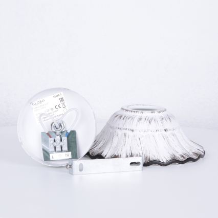 Globo - Vægspot 1xE27/40W/230V