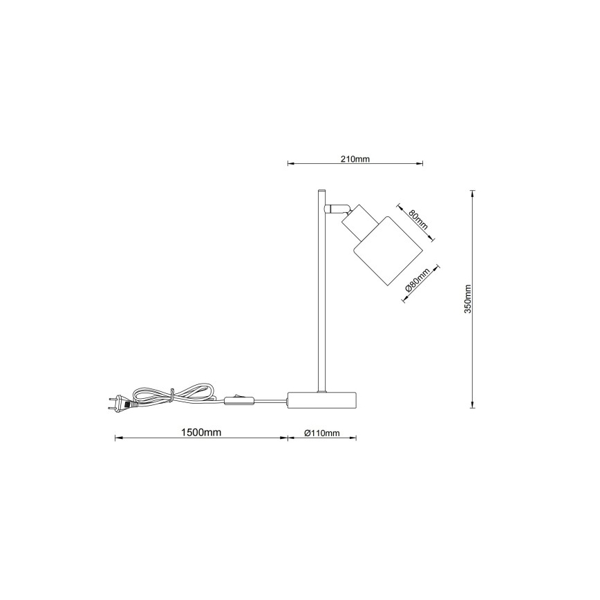 Globo - Bordlampe 1xE14/25W/230V