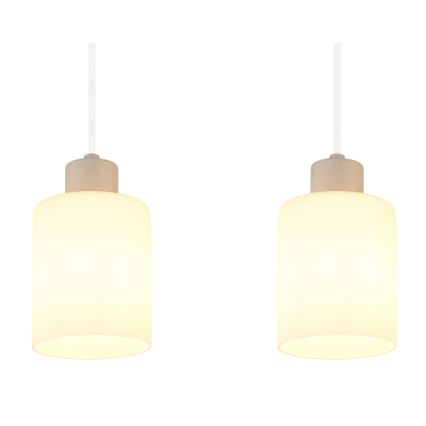 Globo - Pendel på wire 4xE27/40W/230V