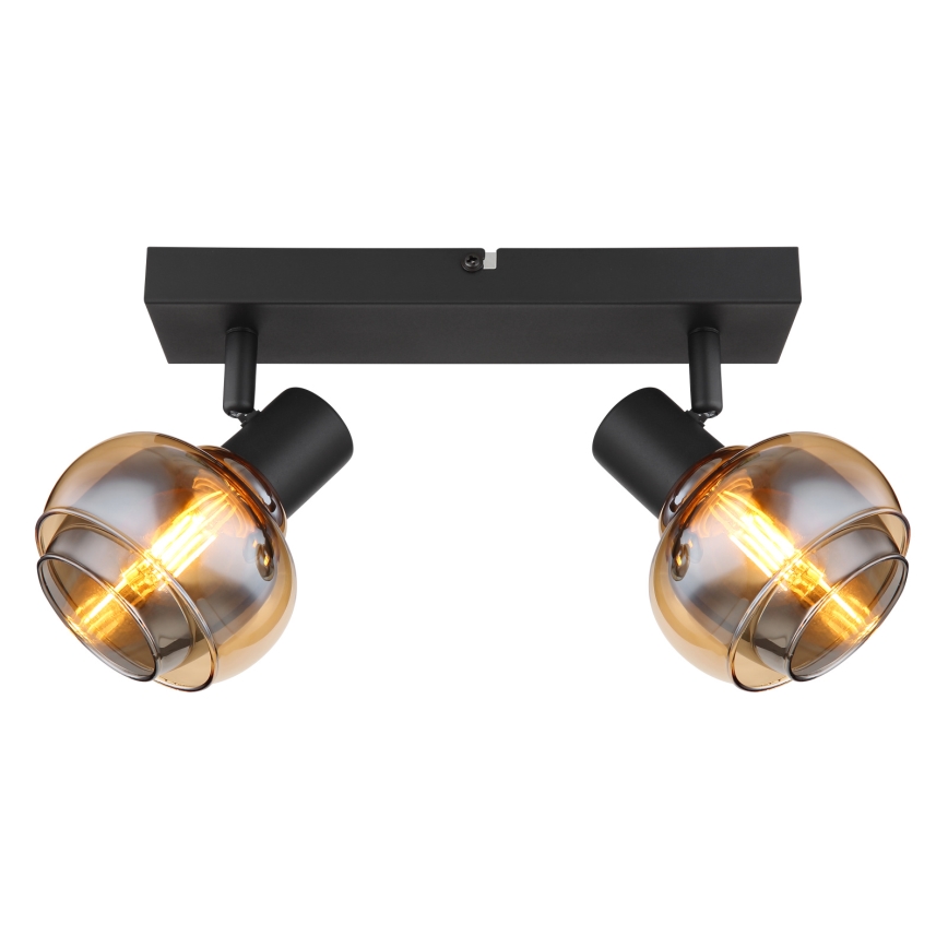 Globo - Spotlampe 2xE14/40W/230V, sort