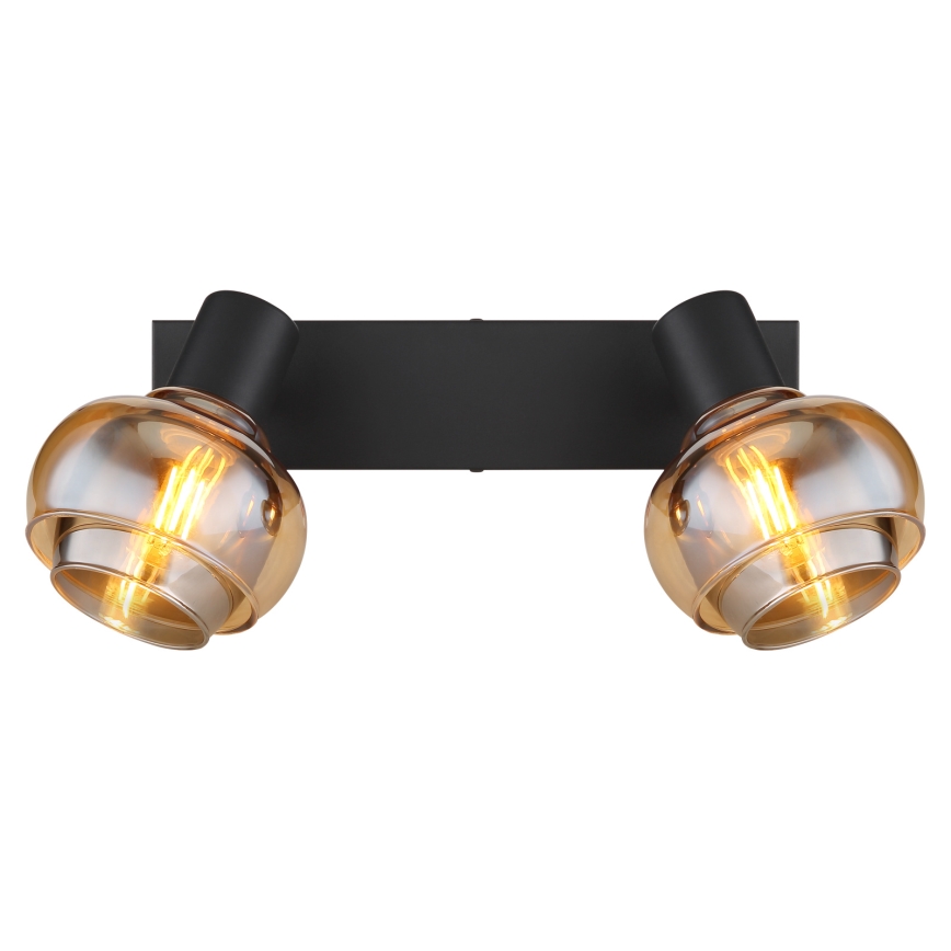 Globo - Spotlampe 2xE14/40W/230V, sort
