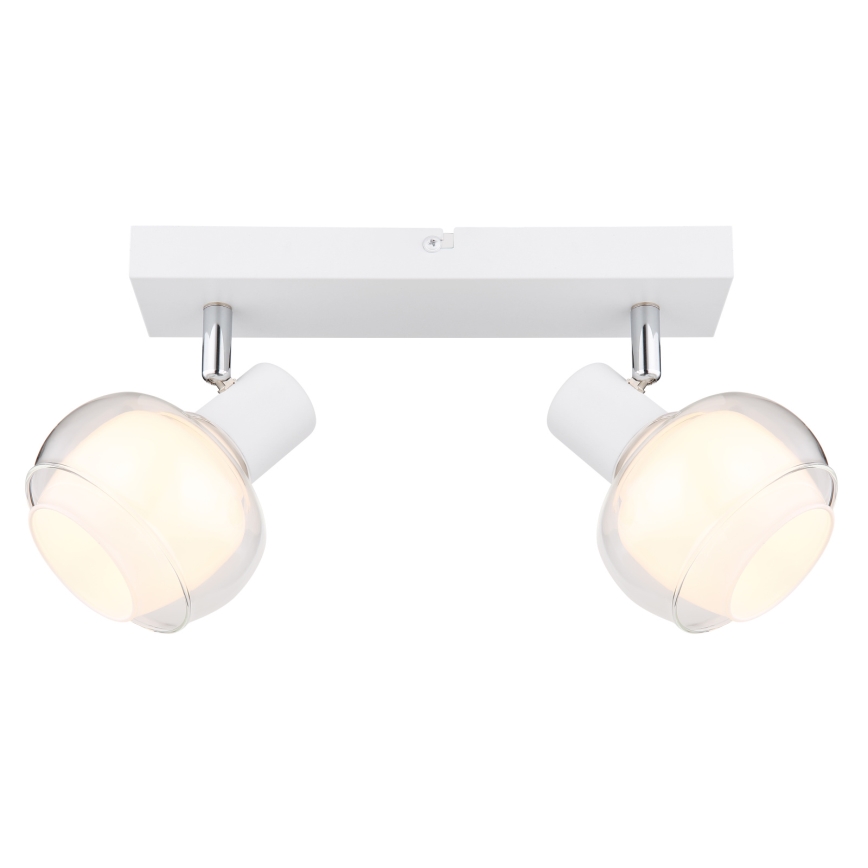 Globo - Spotlampe 2xE14/40W/230V hvid