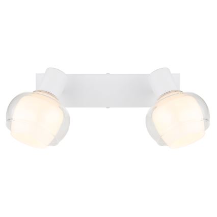 Globo - Spotlampe 2xE14/40W/230V hvid