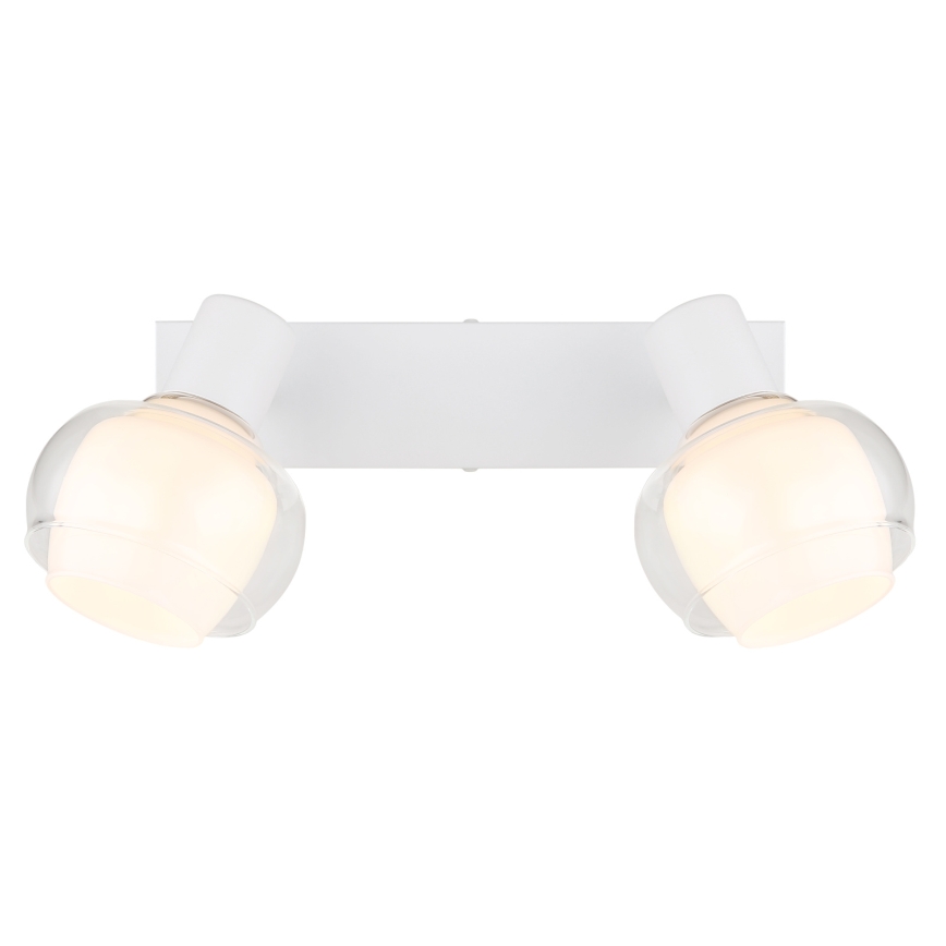 Globo - Spotlampe 2xE14/40W/230V hvid