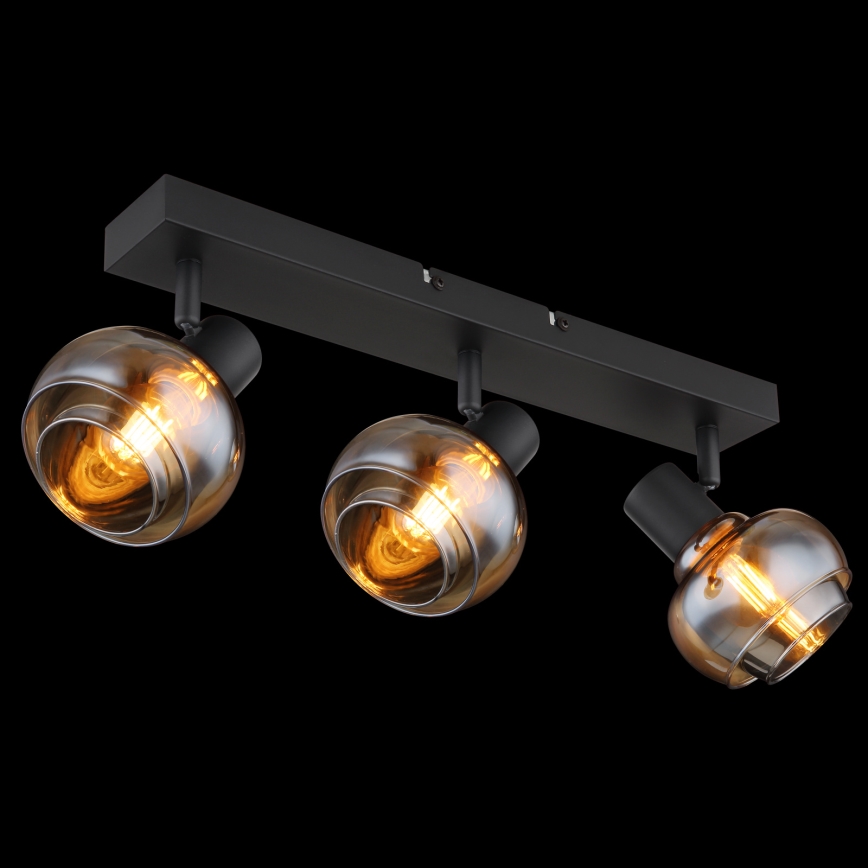 Globo - Spotlampe 3xE14/40W/230V sort