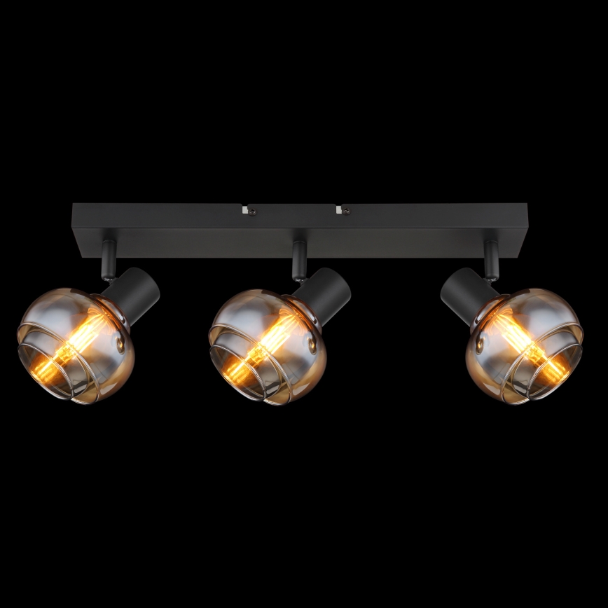 Globo - Spotlampe 3xE14/40W/230V sort