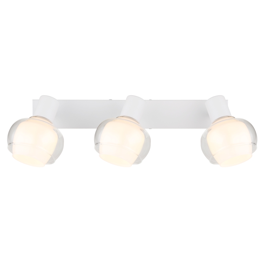 Globo - Hvid spotlampe 3xE14/40W/230V