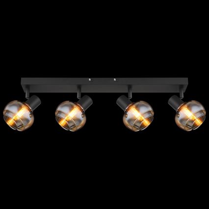 Globo - Spotlampe 4xE14/40W/230V sort