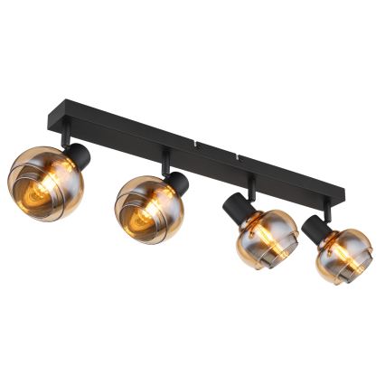 Globo - Spotlampe 4xE14/40W/230V sort
