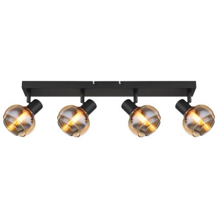 Globo - Spotlampe 4xE14/40W/230V sort